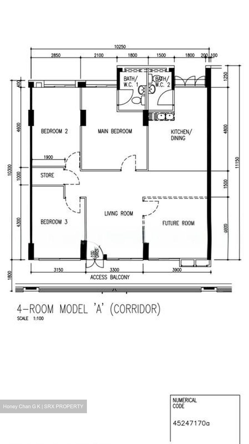 Blk 230B Tampines Street 24 (Tampines), HDB 4 Rooms #590345121